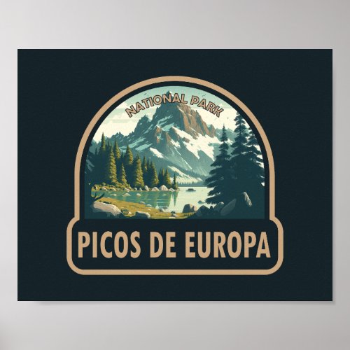 Picos de Europa National Park Spain Poster