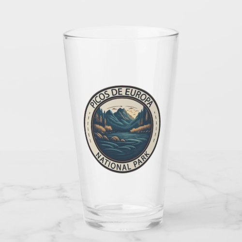 Picos de Europa National Park Spain Travel Art Glass