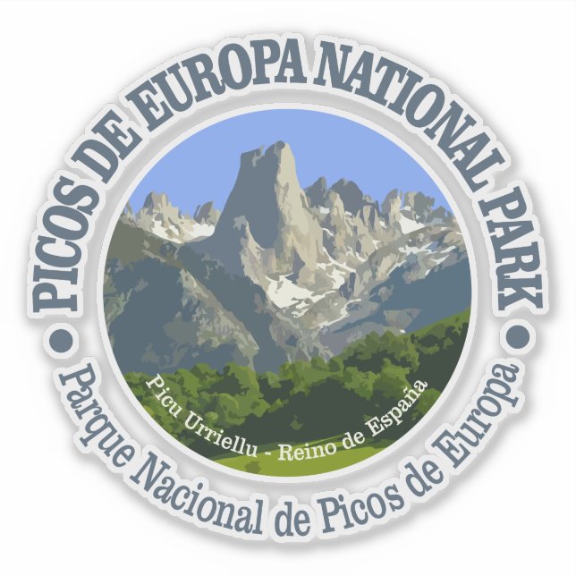 Picos de Europa NP Sticker (Front)