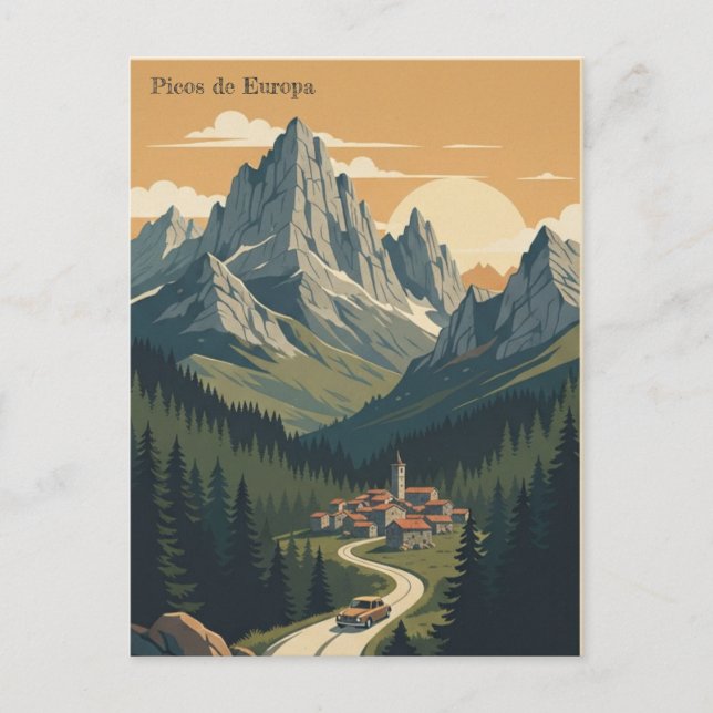 Picos de Europa, Spain Postcard (Front)