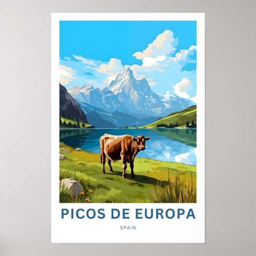 Picos de Europa Spain Travel Print