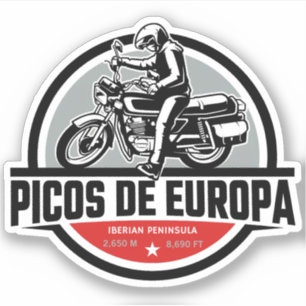 Picos de Europa spanish Cantabrian Mountains Motor Sticker