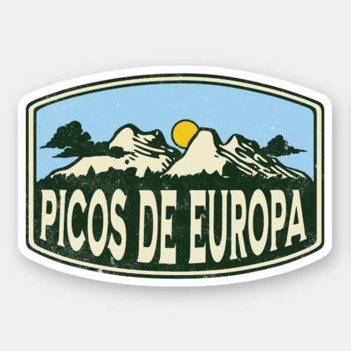  Picos de Europa spanish Cantabrian Mountains Sticker