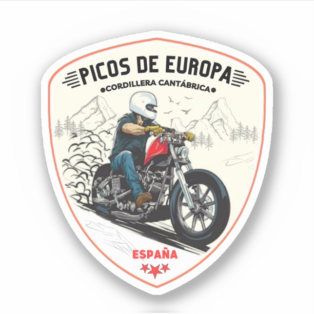 Picos de Europa spanish Cantabrian Mountains Sticker (Front)