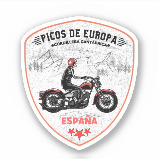  Picos de Europa spanish Cantabrian Mountains Sticker (Front)