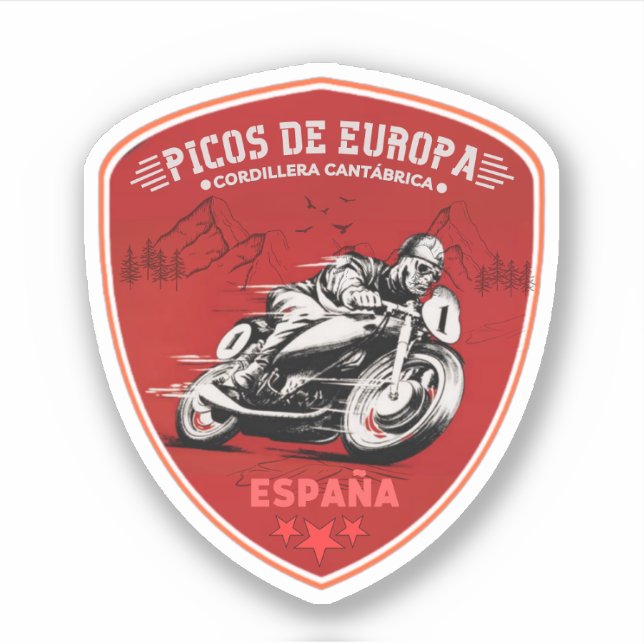 Picos de Europa spanish Cantabrian Mountains Sticker (Front)