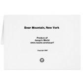 PICT0331 Bear Mountain, New York Cards (Back Horizontal)