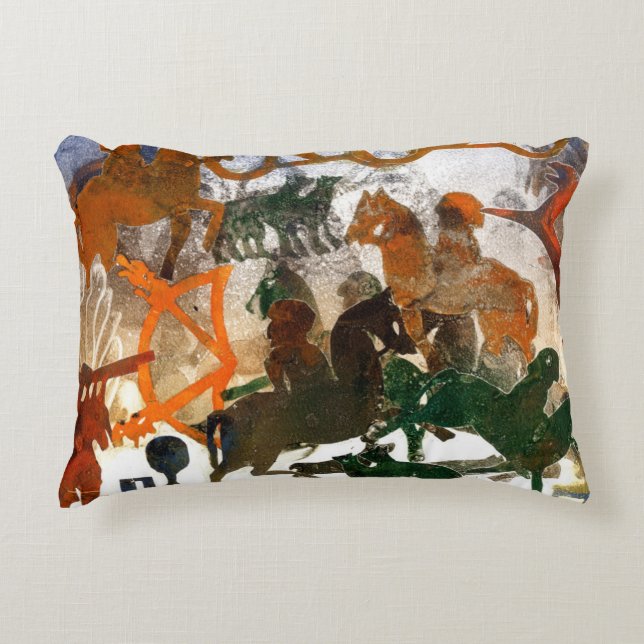 Pictish Heritage Decorative Pillow (Front)