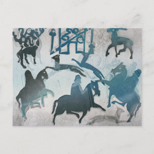 Pictish Hunting Scene III 1995 Postcard