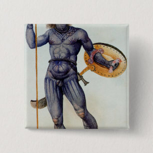 Pictish Man Holding a Shield Button