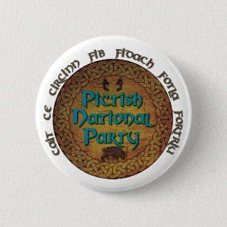 Pictish National Party Pinback Button