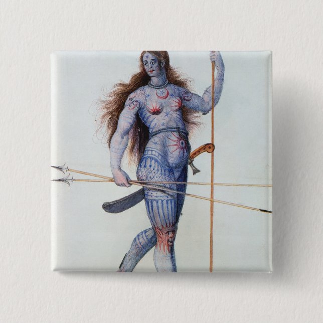 Pictish Woman Button (Front)