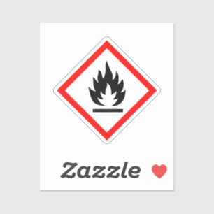 Pictogram [flammable] sticker