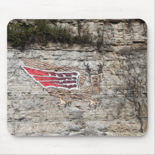 Pictograph Piasa Bird Photo Mouse Pad