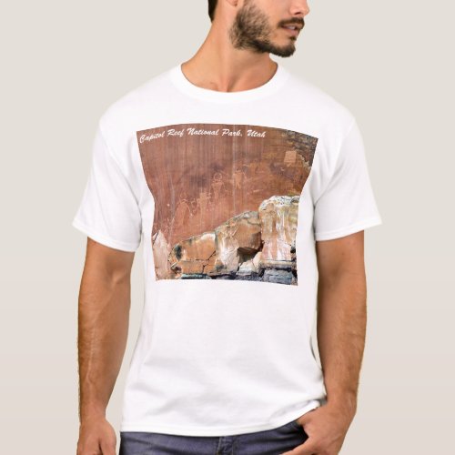 Pictographs at Capitol Reef T_Shirt