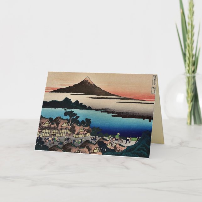 Pictorial  for Hokusais 36 views of Mount Fuji Card (Front)