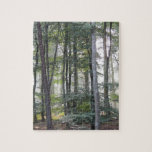 PICTURE 131 JIGSAW PUZZLE<br><div class="desc">Image of sunlight amongst the trees in a Norfolk wood</div>