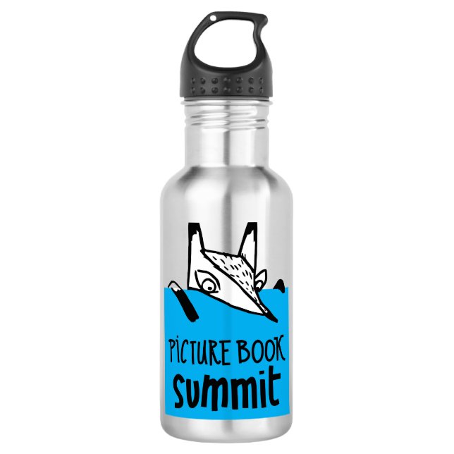 Picture Book Summit Stainless Steel Water Bottle (Front)