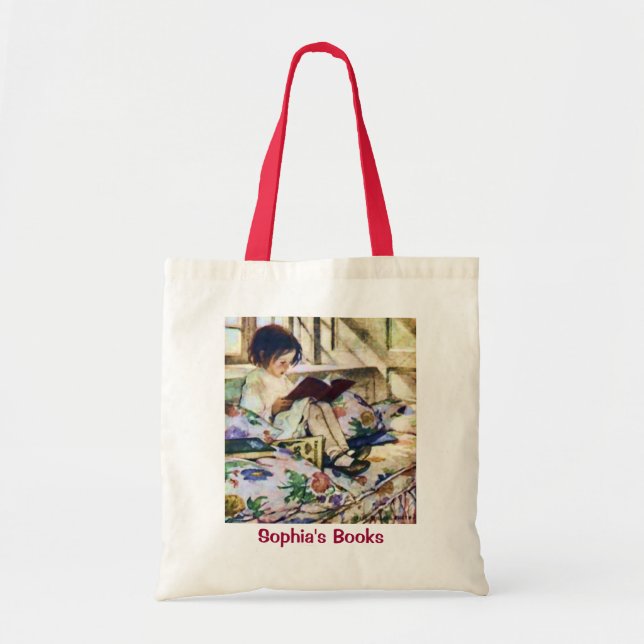 Picture Books in Winter by Jessie Willcox Smith Tote Bag (Front)