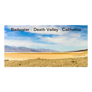 Picture Card Badwater Death Valley California 4X8"