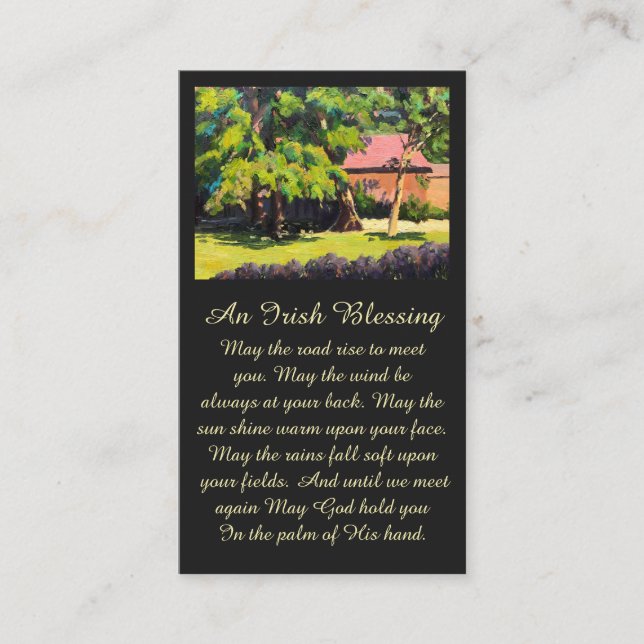 Picture Celebration of Life Memorial Card (Front)