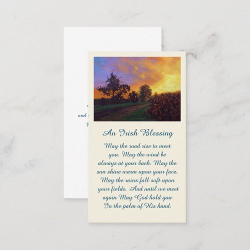 Picture Celebration of Life Memorial Card