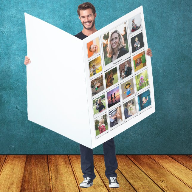 Picture Collage Giant Birthday Card (Creator Uploaded)