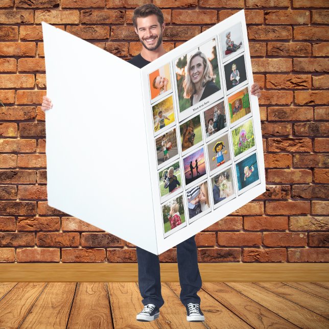 Picture Collage Ideas Giant Birthday Card (Creator Uploaded)