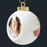 Picture Family Photo ✨ Lovely Custom  Ceramic Ball Christmas Ornament<br><div class="desc">Family Photo Lovely– epic Picture Family Photo ✨ Lovely Custom Capture your most cherished moments with this stunning family photo lovely ! 💖 Create a heartwarming keepsake with epic of your favorite photos, beautifully arranged in a stylish design. Whether you're celebrating a family reunion, sharing vacation memories, or sending a...</div>