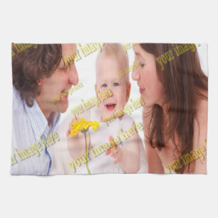 Picture Family Photo ✨ Lovely Custom Kitchen Towel