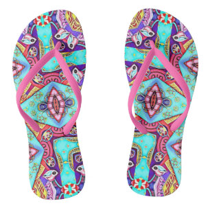 PICTURE FRAMES DESIGNER COLLAGE FLIP FLOPS