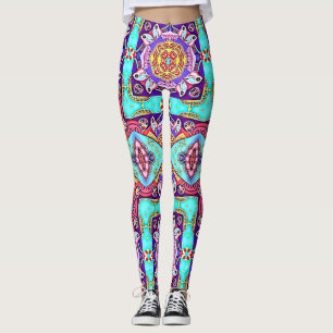 PICTURE FRAMES DESIGNER COLLAGE LEGGINGS