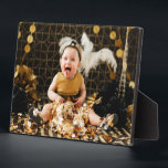 Picture Frames Easel Back Birthday Plaque<br><div class="desc">Tabletop, on a shelf or desk, this plaque with a built-in easel features your favorite baby's 1st birthday photo put directly on the hardboard panel for a stunningly crisp image with an easy wipe clean surface. Great as a gift or to display your favorite photo in your home. TIP: If...</div>