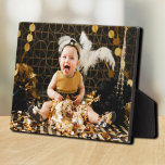 Picture Frames Easel Back Birthday Plaque<br><div class="desc">Tabletop, on a shelf or desk, this plaque with a built-in easel features your favorite baby's 1st birthday photo put directly on the hardboard panel for a stunningly crisp image with an easy wipe clean surface. Great as a gift or to display your favorite photo in your home. TIP: If...</div>