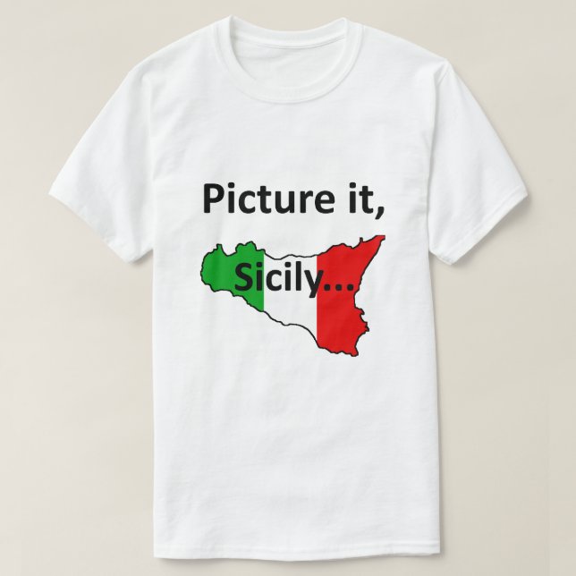 T-shirt Homme CALTANISSETTA Sicile Italie - Noir - Coton - Neuf Avec étiquettes - Marque B&C