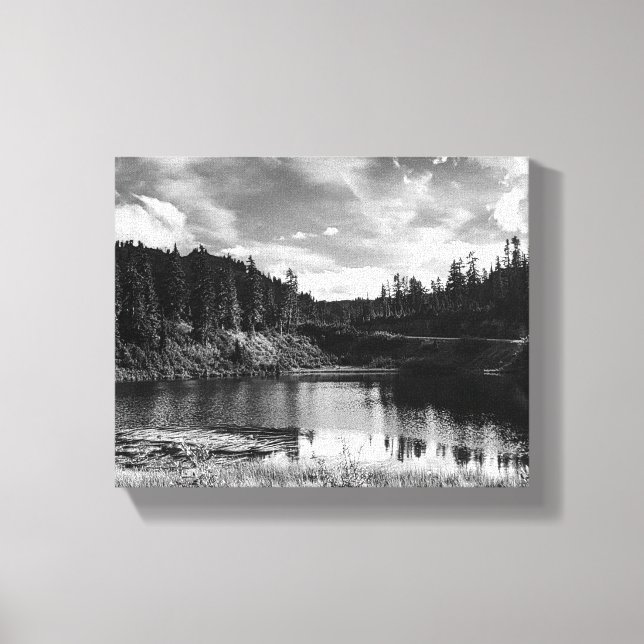 Picture Lake in the North Cascades Canvas Print (Front)