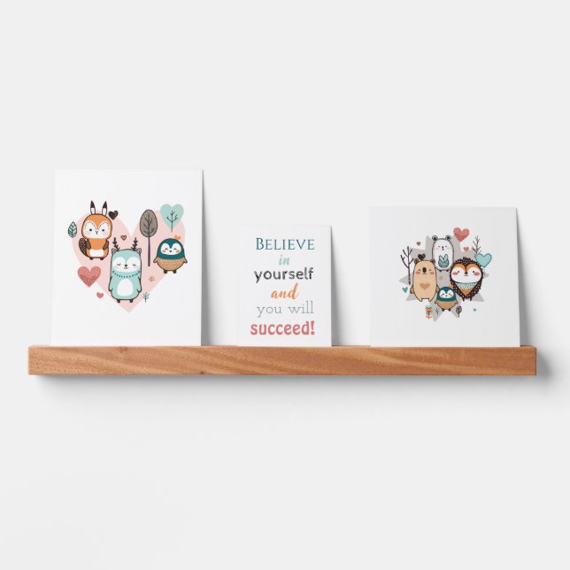 Picture Ledge is decorated with cute illustrations (Front)