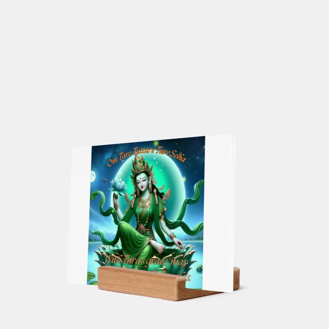 Picture Ledges/Green Tara Holder (Woodblock Angle)