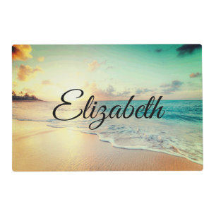 Picture of a Beach at Sunrise Placemat