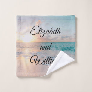 Picture of a Beach at Sunrise  Wash Cloth