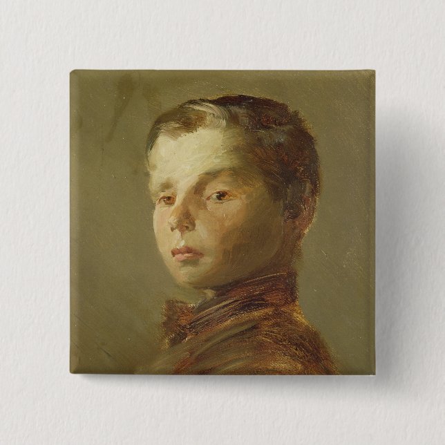 Picture of a Boy, 1875 Button (Front)