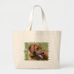 Picture of a Dachshund Dog Canvas Bag