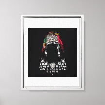 Picture of a Moroccan woman in Amazigh dress