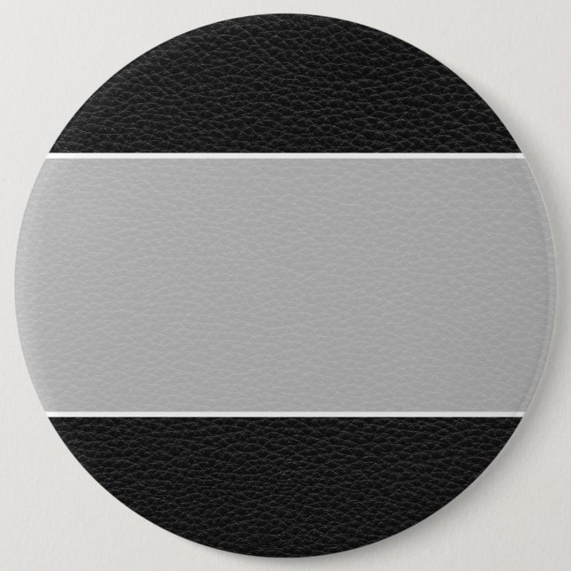 Picture of Black Leather. Button (Front)