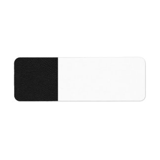 Picture of Black Leather. Label