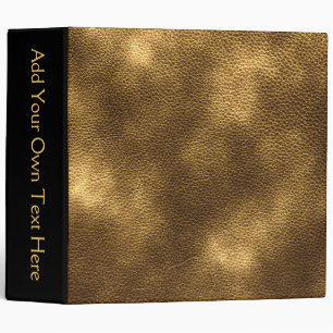 Picture of Brown Leather. 3 Ring Binder