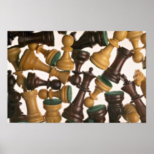 Picture of Chess pieces Poster