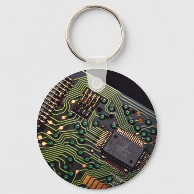 Picture of Circuit board from pocket calculator Keychain (Front)