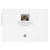 picture of dog slippers for birthday cards (Back Horizontal)
