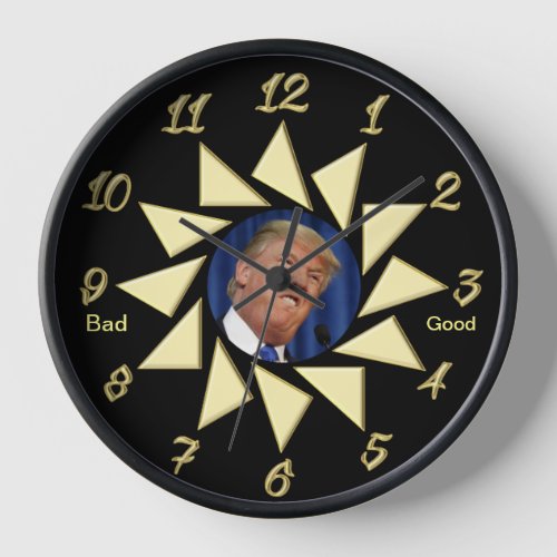 Picture of Donald Trump Clock